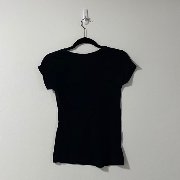 Toronto Blue Jays Black Printed V-Neck Tee - Picture 3 of 5